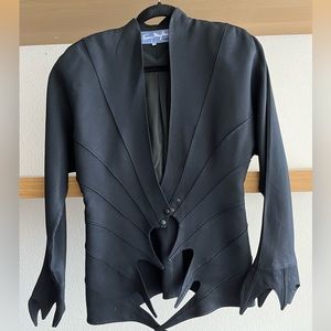 Thierry Mugler 80s Vintage Cutout Blazer